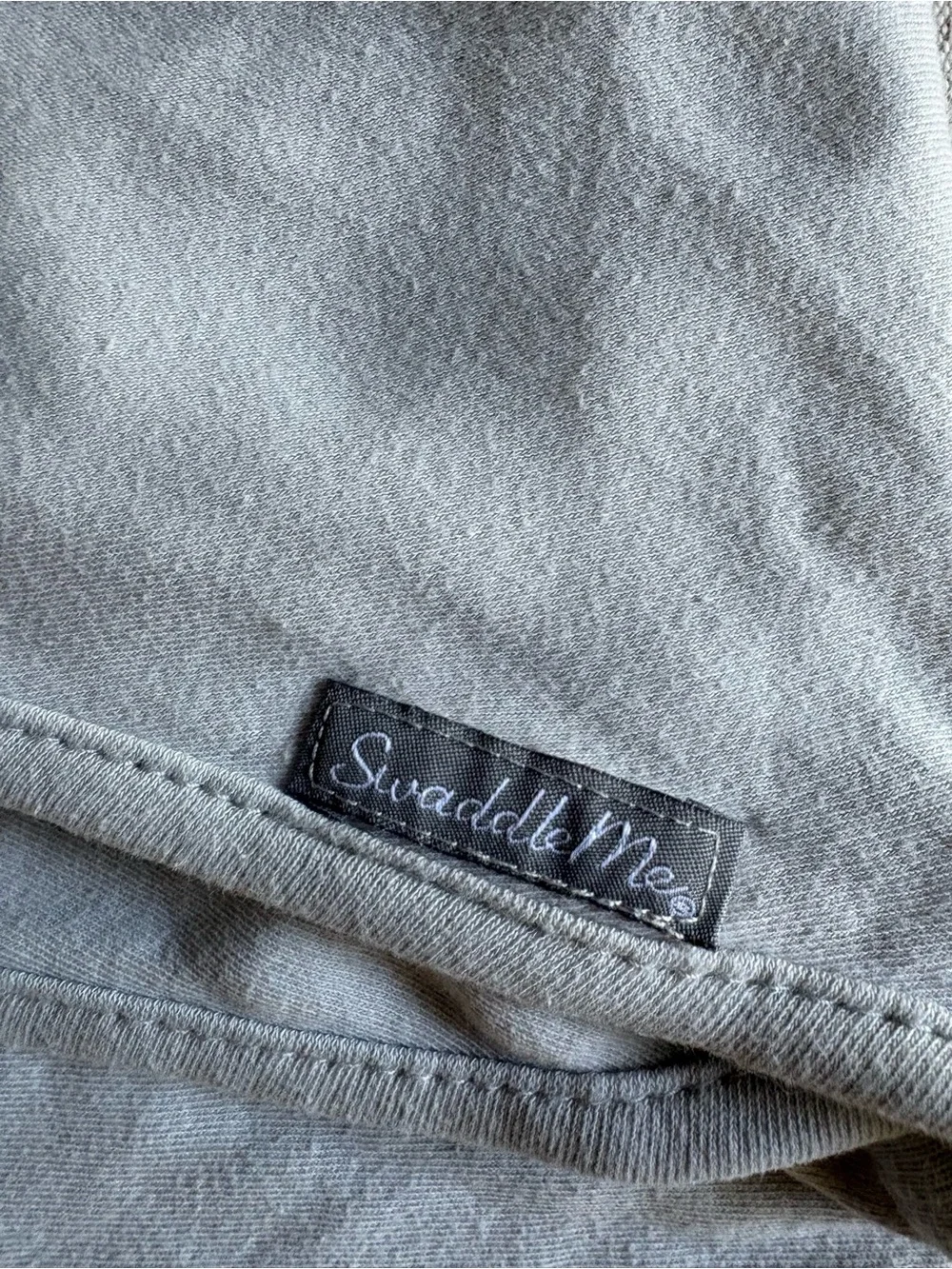 Swaddle Me - Gender Neutral Gray Baby Swaddle Sack - Soft 100% Cotton